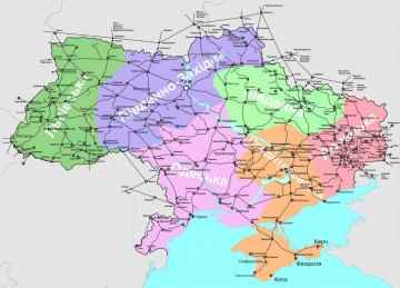 Mapka Ukrainy