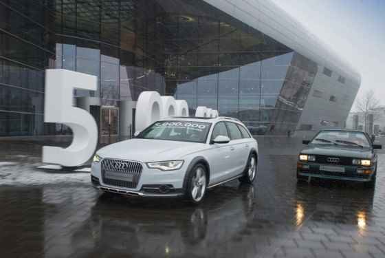 5 milionów Audi z napędem Quattro