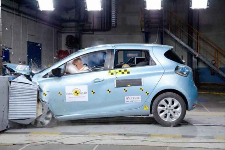 Najnowsze wyniki crash testów - Renault ZOE