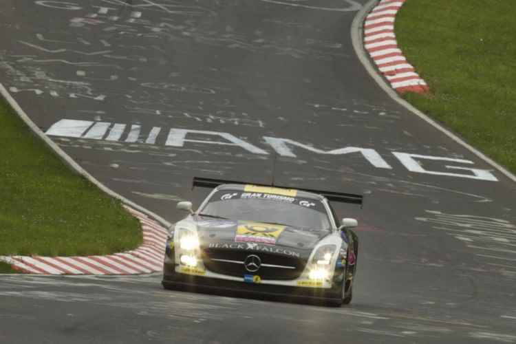 Mercedes SLS AMG GT3 podczas 24-godzinnego wyścigu na Ringu