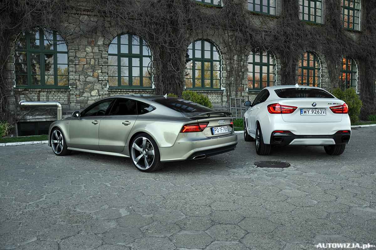 Audi A7 Sportback 3.0 TDI vs BMW X6 M50d PORÓWNANIE