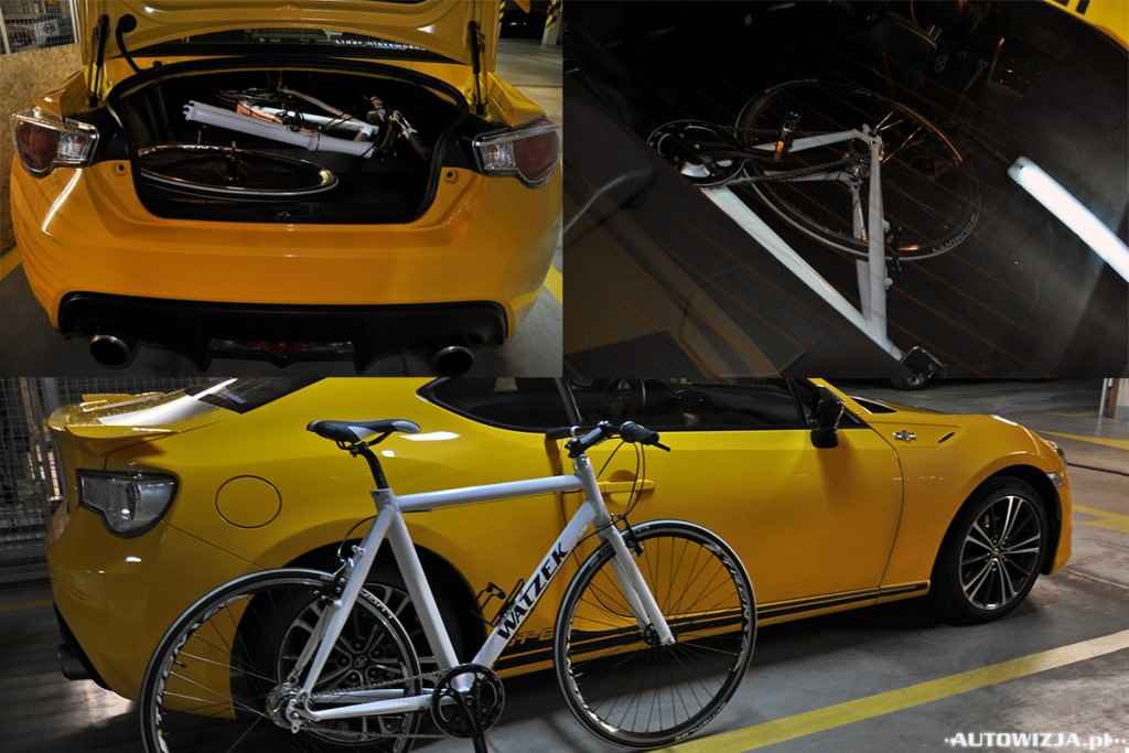Toyota GT86 i rower Wacek