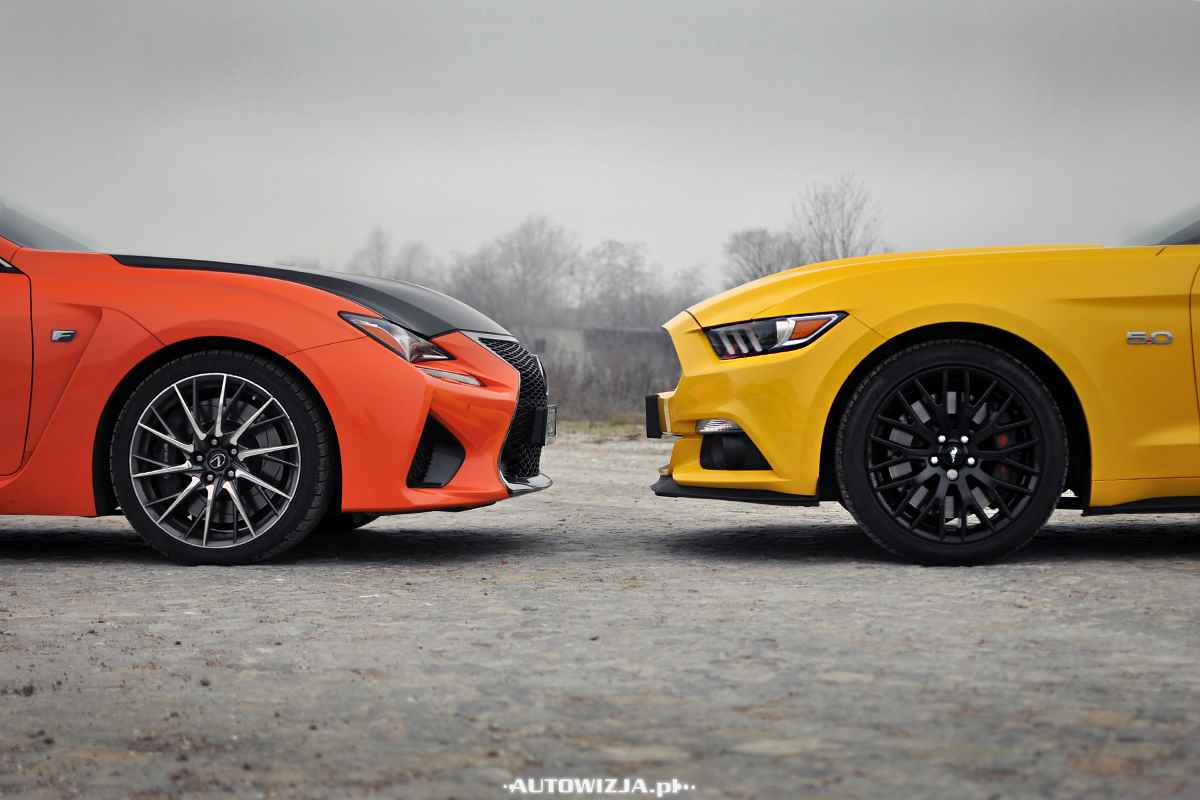 Ford Mustang GT vs Lexus RCF PORÓWNANIE AUTOWIZJA.pl
