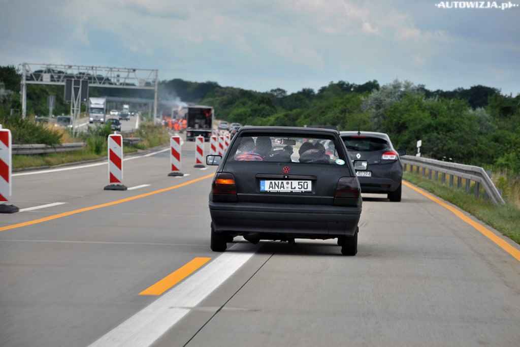 Niemieckie autostrady są niestety bardzo często remontowane...