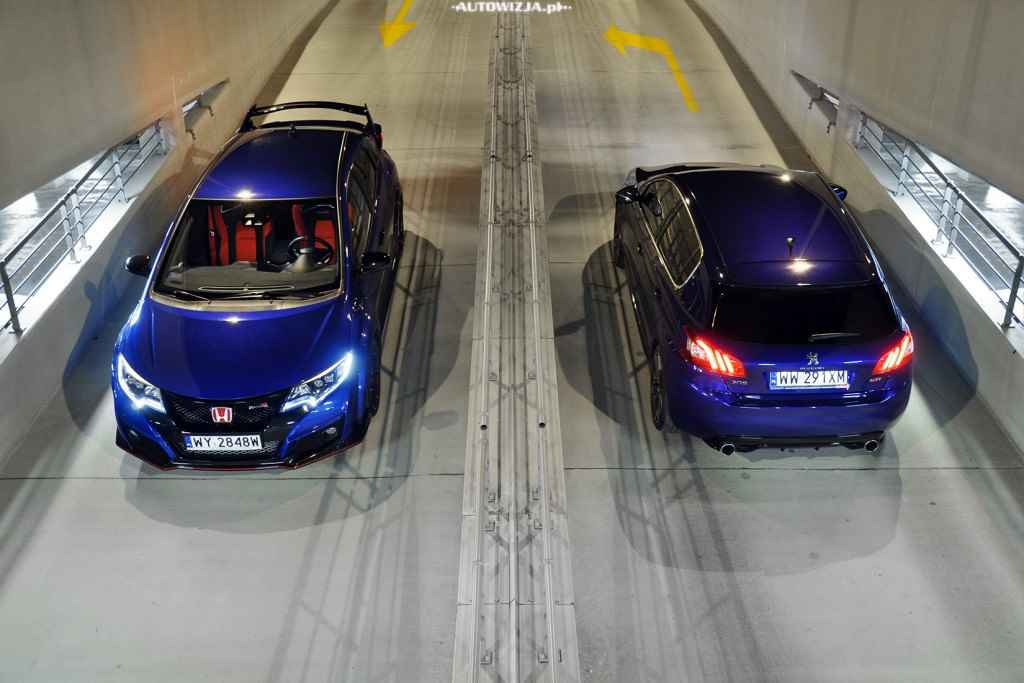Honda Civic Type R vs Peugeot 308 GTi