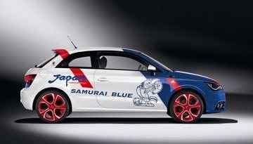Audi A1 Samurai Blue - w barwach japońskich piłkarzy