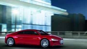 Audi e-tron we Frankfurcie