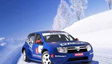 Dacia Duster w zimowej scenerii