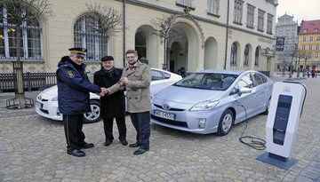 Toyota Prius Plug In w Straży Miejskiej Wrocławia