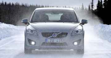 Elektryczne Volvo C30 - zimowe testy