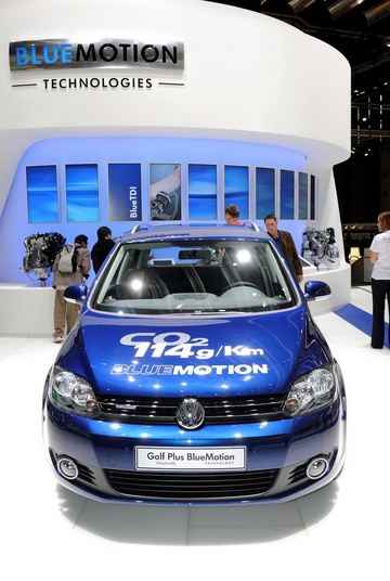 VW Golf Plus BlueMotion spala 4,3 l