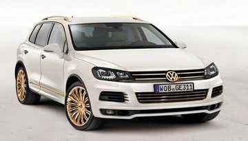 VW Touareg Gold Edition - pokryty złotem